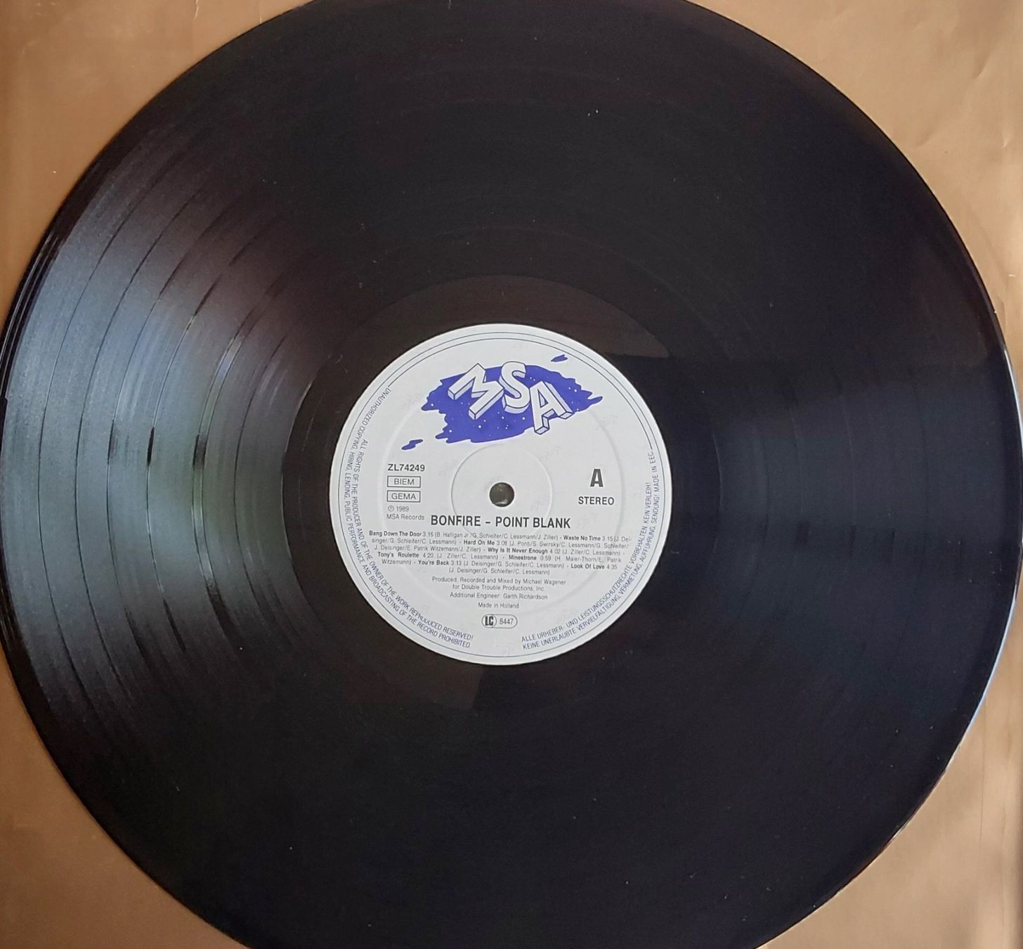 Dischi in vinile: Vinyl LP - Bonfire - Point Blank - 1989 – Usato da Villeret venduto da Fil11 2