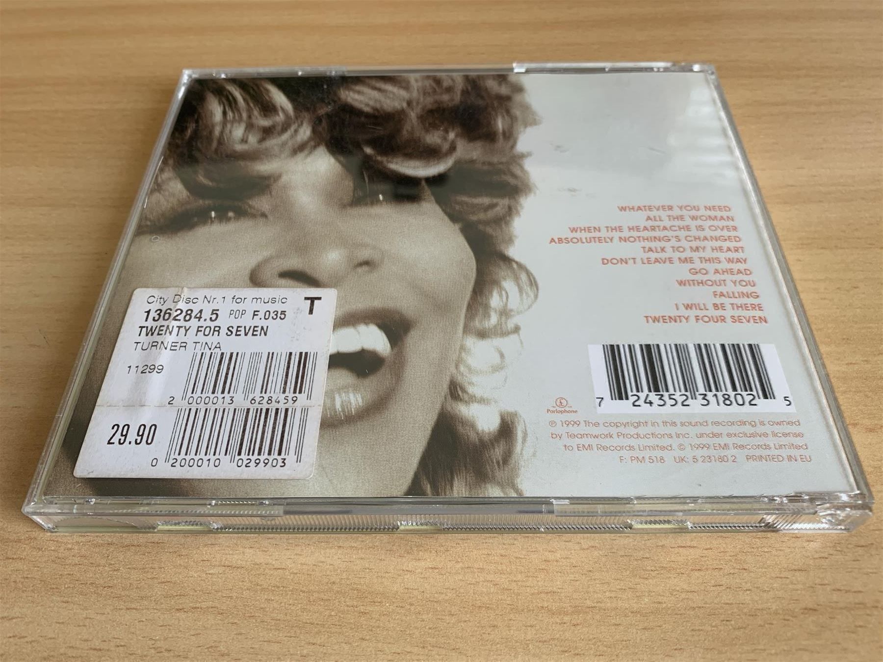 CDs: Tina – Twenty Four Seven – Gebraucht aus Rikon im Tösstal von Alpenmutz 1