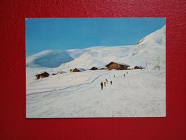 Milez Tavetsch Graubünden mit Skilift Cuolm-Val 1969