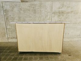 Bar aus Paletten verkleinerbar