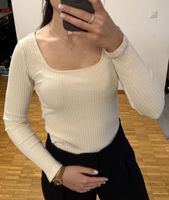 Zara body côtelé Beige, Taille M