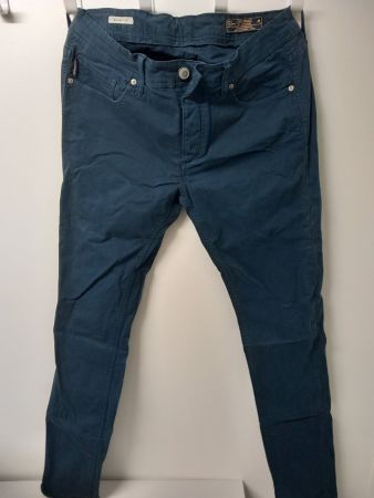 JACK & JONES CHINO HOSE DUNKELBLAU W32 L32 SLIM BUSINESS  🔥