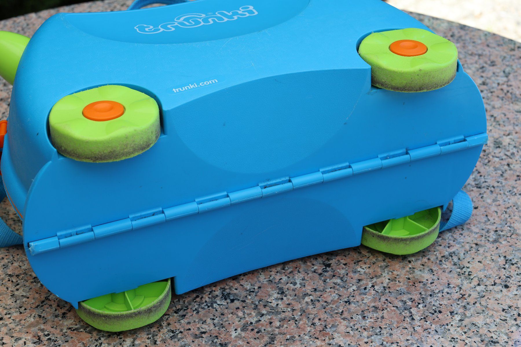Trunki Valigie: Trunki Kinderkoffer Hellblau/Grün – Usato da Zürich venduto da Tott 2