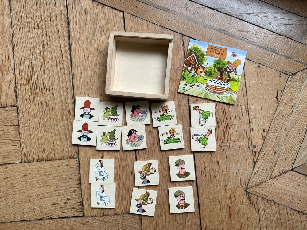 Kinder Memory aus Holz von Pettersson und Findus (Gebraucht) in Zuerich ...