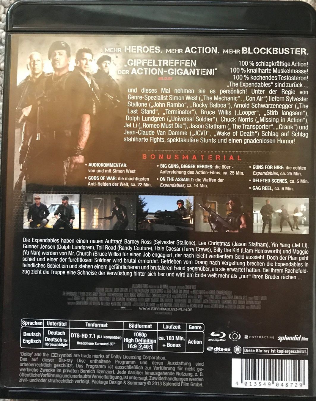 Alle DVDs: The Expendables 2 – Neu (gemäss Beschreibung) aus Tecknau von Otacon0 1