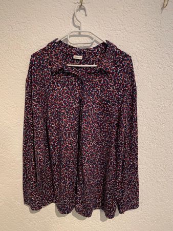 Damart Shirt Bluse Jacke feiner Stoff Gr. 54 / 56 / XXL