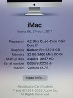 iMac 27 Zoll 5K Retina 32GB 2TB 