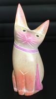 Holzfigur Katze