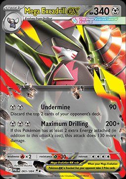 Pokémon Carte collezionabili: Mega Exadrill ex - Pokémon TCG - PBL 065/084 | EN – Nuovo (secondo la descrizione) da Thalwil venduto da ramsey92