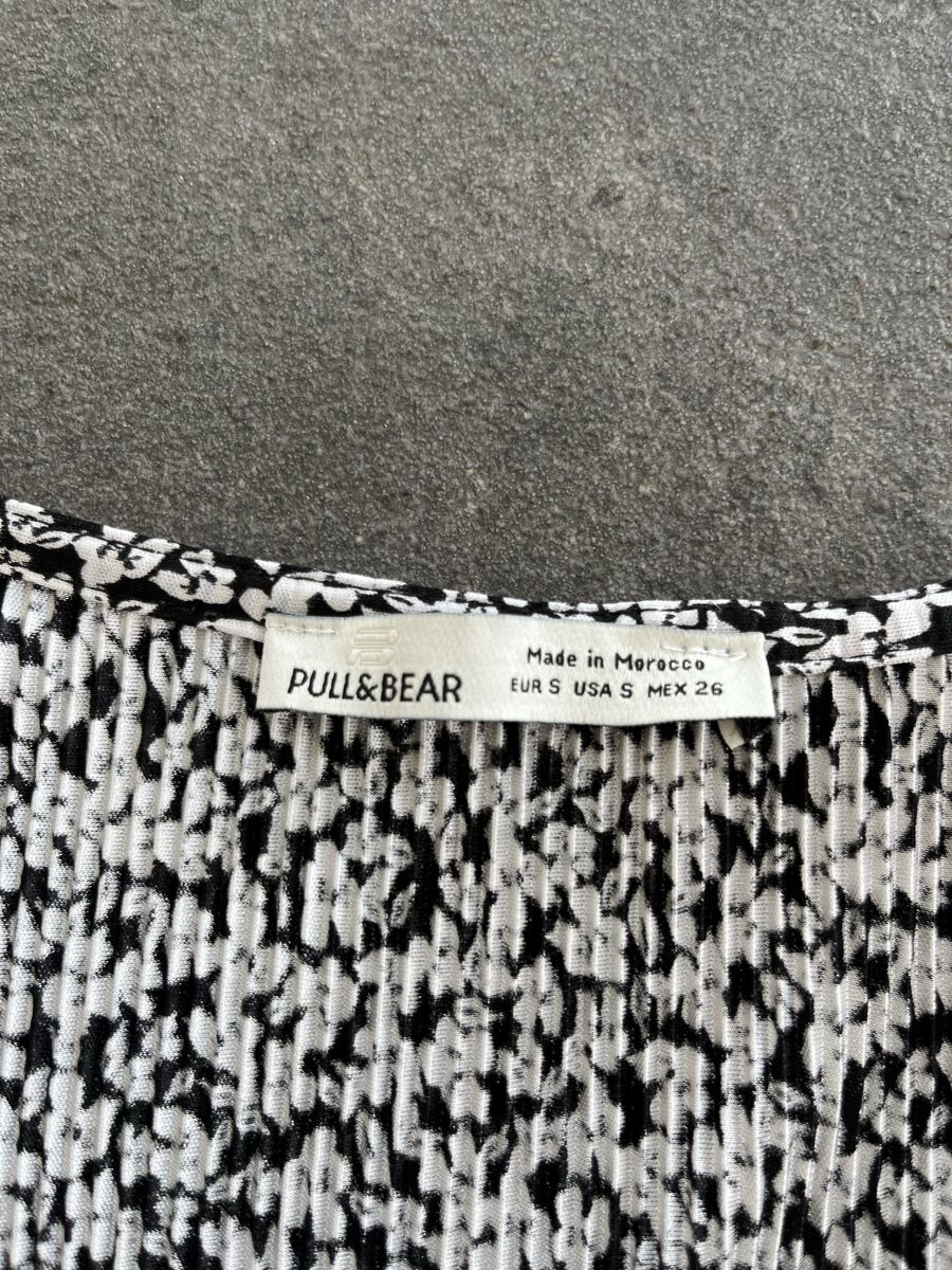 Pull&Bear Top: Sommertop schwarz weiss – Usato da Wil AG venduto da larwe 2