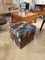 De Sede leder Pouf mit Fach, Retro Vintage 70s Design