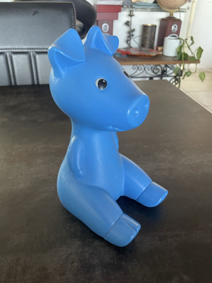 Salvadanai: Tirelire Cochon Vintage Ikea Bleu – Usato da Vallamand venduto da Bricbracbroc82 1