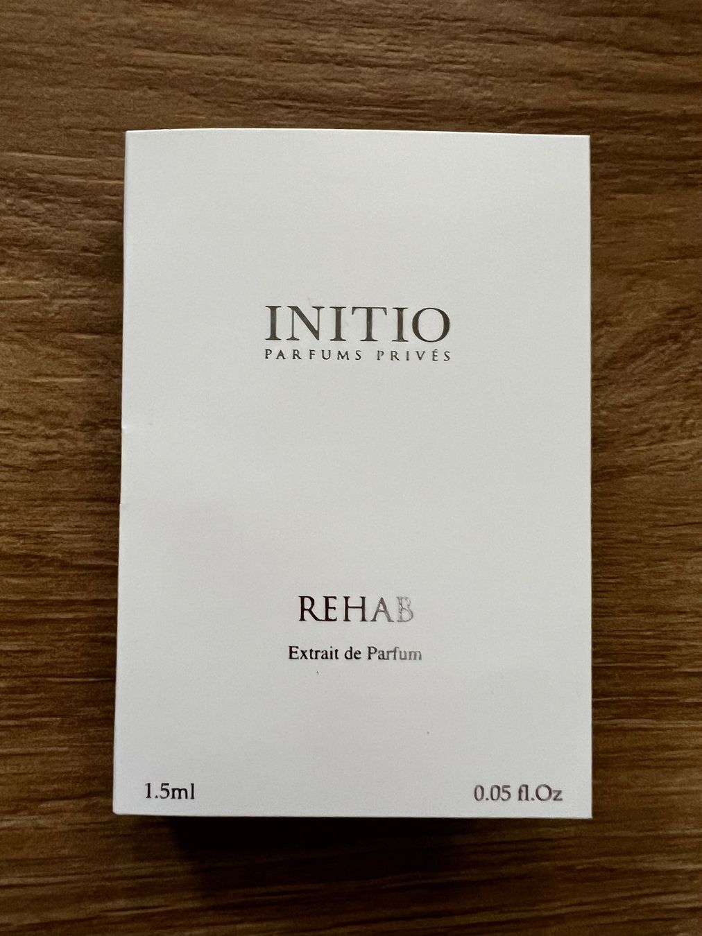 Initio Profumi & Eau de Toilette: Initio Rehab Extrait de Parfum Probe – Nuovo e nell'imballaggio originale da Goldach venduto da kri_dyl6