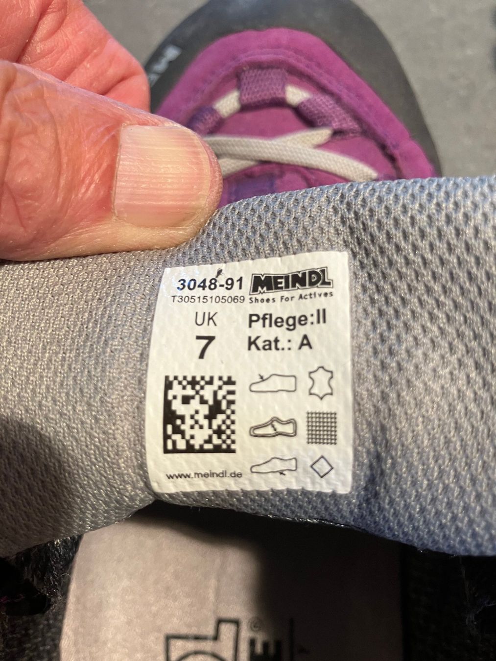 Meindl Herrenschuhe: Wanderschuhe Meindl Gore-Tex violett Grösse UK 7 – Neu (gemäss Beschreibung) aus Winznau von gugi2009 6