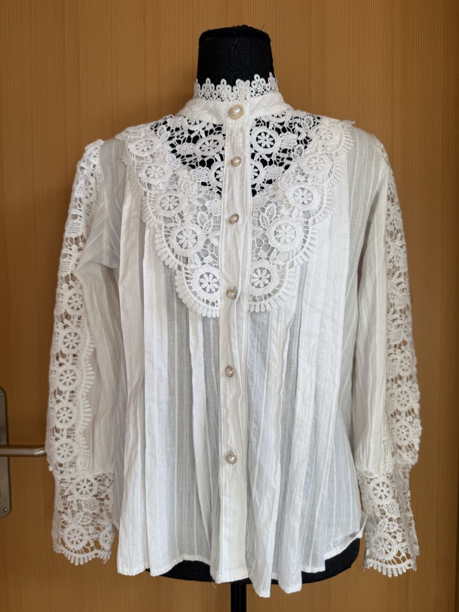 Camicette: Bohobluse mit Spitzen – Nuovo (secondo la descrizione) da Sigriswil venduto da ck56