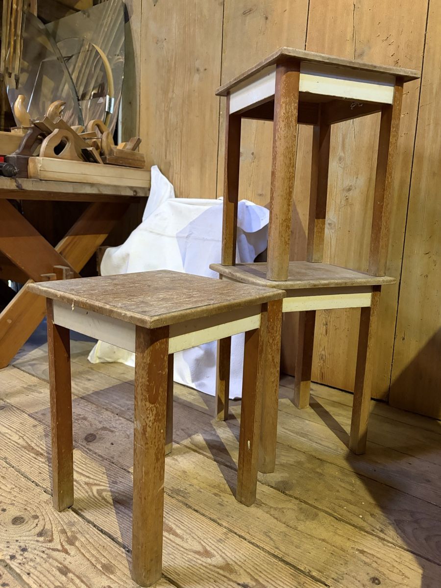 Sgabelli: 3 originale Küchen Taburettli Hocker – Usato da Laupen ZH venduto da atmagym 2