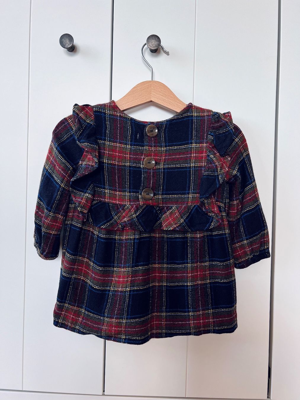 Zara Blusen, T-Shirts & Tops: Zara, 86, Langarmbluse, Bluse, marineblaue, kariert – Neu (gemäss Beschreibung) aus Burgdorf von rulan 3