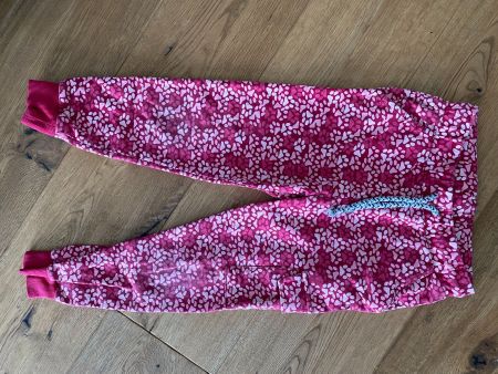 Jako-o Sweathose mit Gummibund, pink Tierpfoten, 116/122