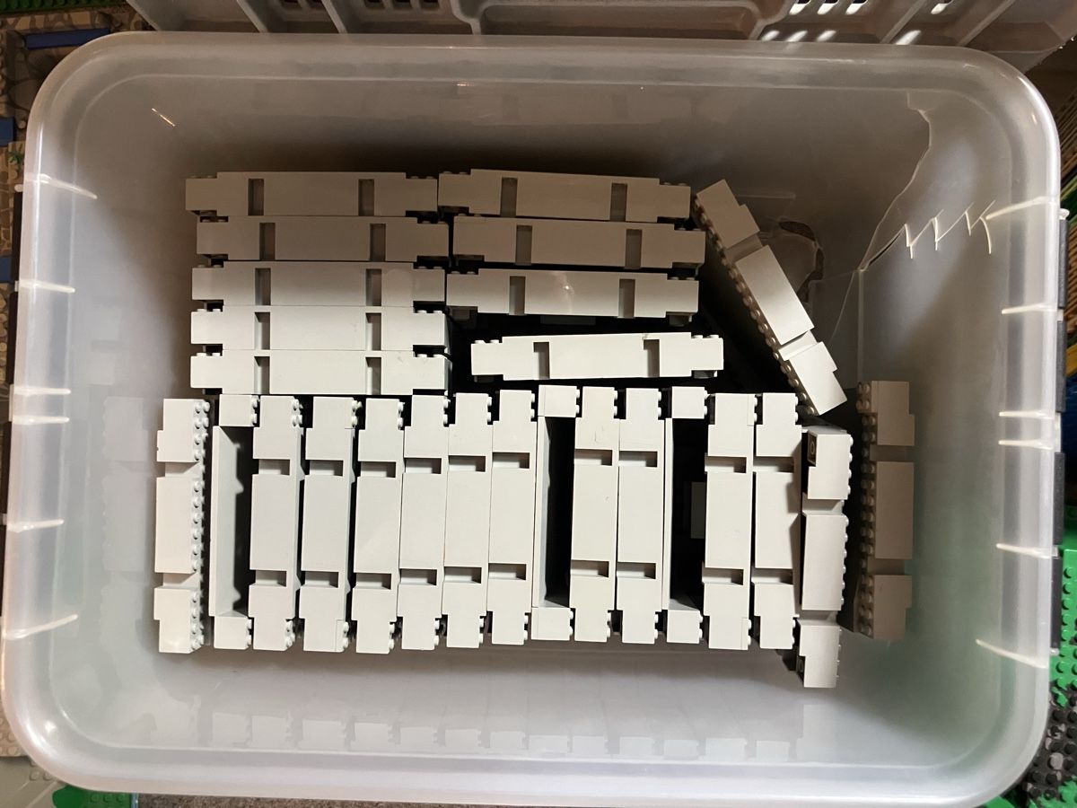 Lego Kit di costruzioni: Ca 1100 Lego Strassenplatten und 3D – Usato da Luzern venduto da windundsichtschutz 7