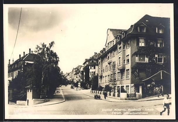 Cartoline postali: Zürich, Scheuchzerstrasse, Institut Min – Usato da Berlin venduto da bartko-reher