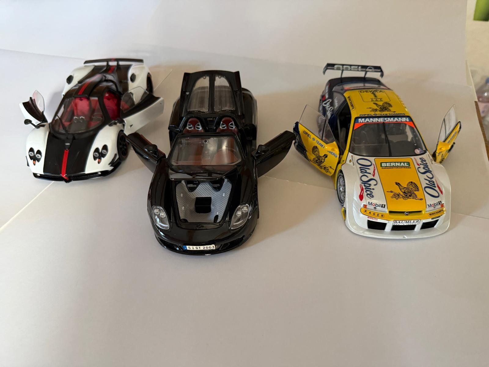 Modellini d'auto: 3 Modellautos: Pagani, Porsche  Opel Calibra – Usato da Schwyz venduto da Aasterix 1