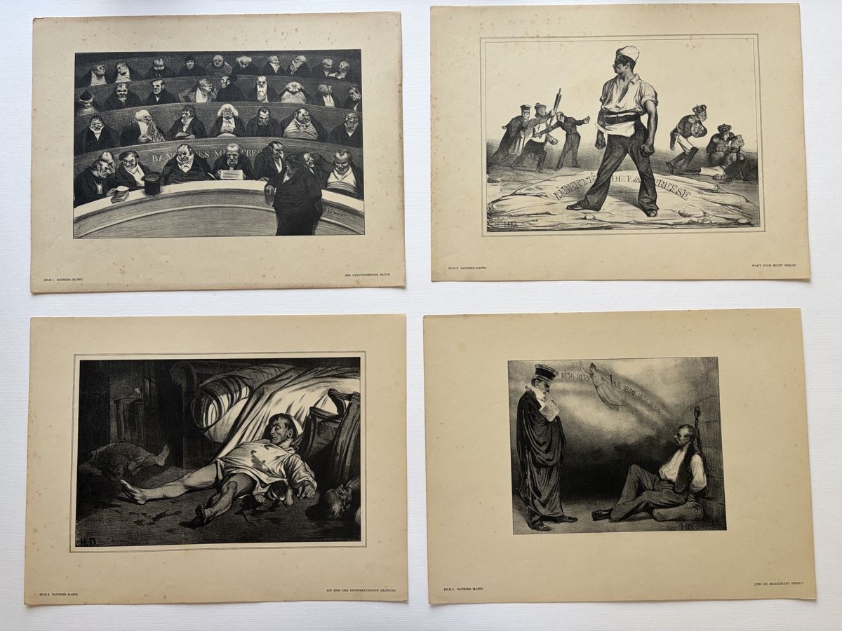 Incisioni: Recueil gravures Honoré Daumier . – Usato da le landeron venduto da cance-lara 3