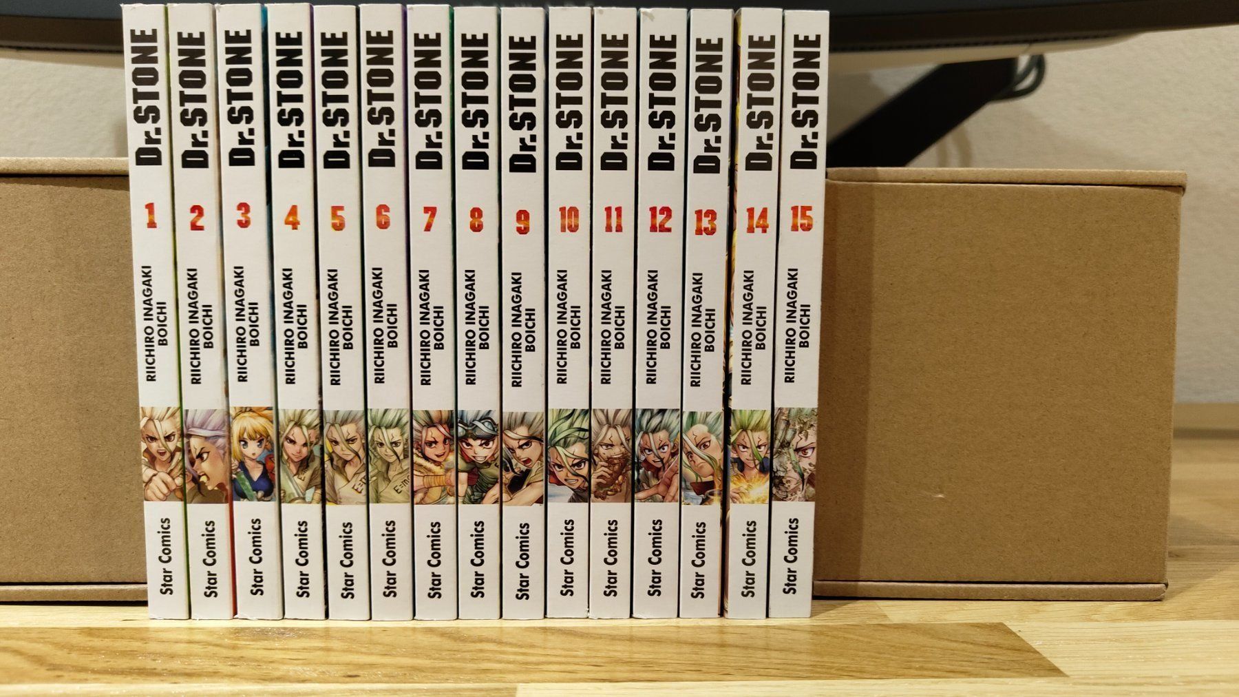 Fumetti: Dr. Stone 1-15 Nuovo IT – Nuovo e nell'imballaggio originale da Contone venduto da DanieleBoorsma