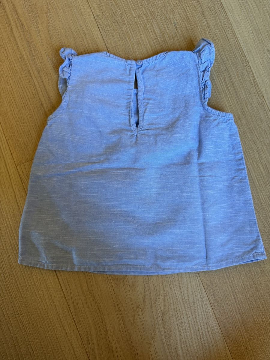 H&M Camicie, Top & T-shirt: Baby Top, Gr. 80, Leinen/Baumwolle – Usato da Planken venduto da tbswlch 2