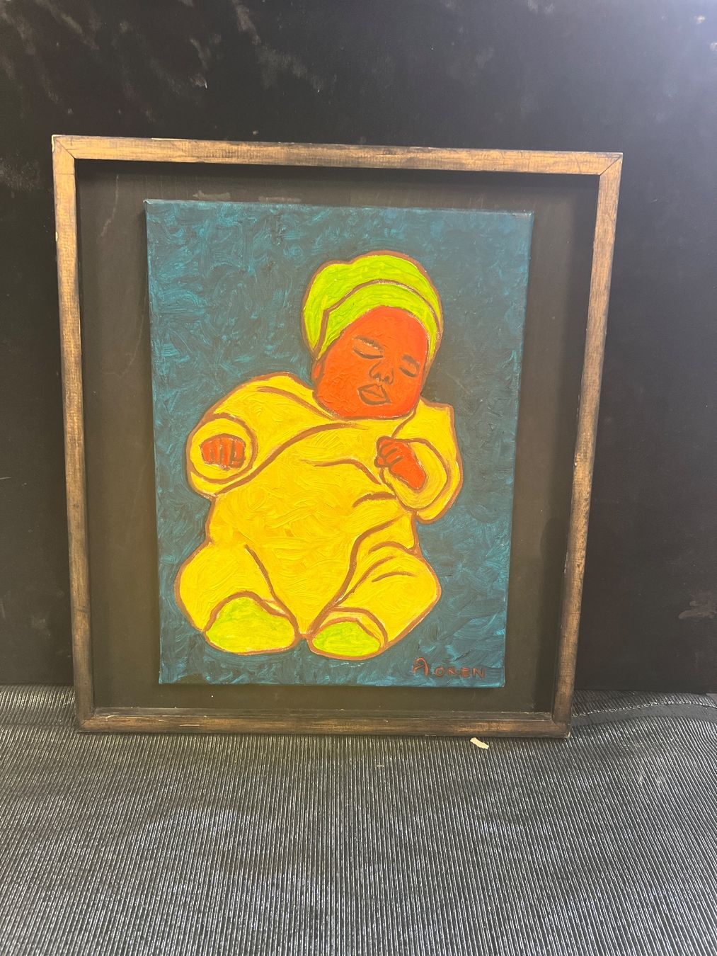 Dipinti: HUILE SUR TOILE Signée – Usato da Genève venduto da Qanil77
