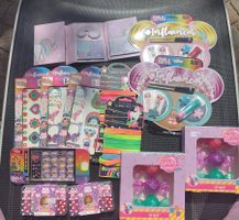 12 teiliges Girl Wet Lipglos, Tattoos, Gummitwist Neu