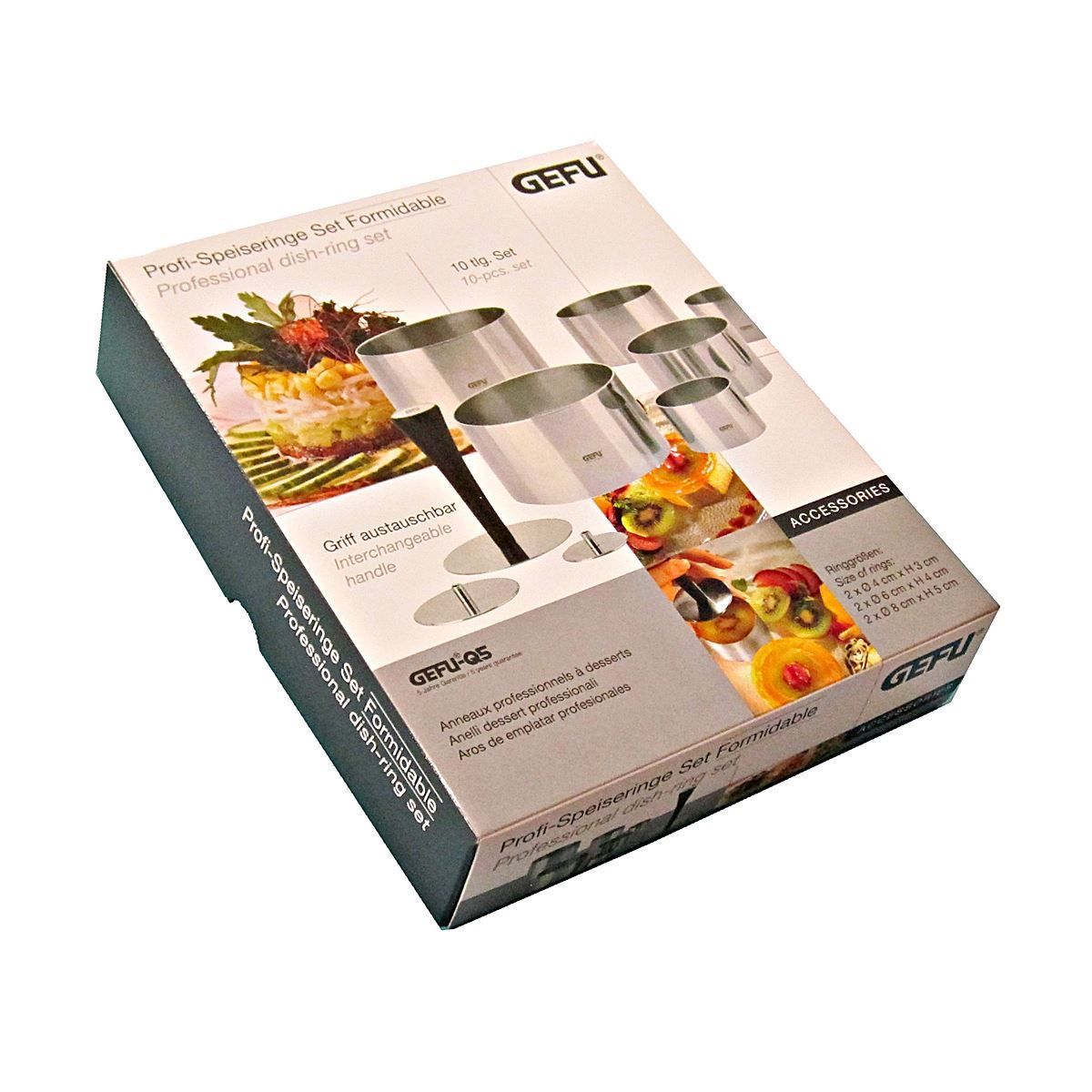 Elettrodomestici da cucina: Profi Speisering Set FORMIDABLE von Gefu – Nuovo e nell'imballaggio originale da Wettingen venduto da kochshop 1