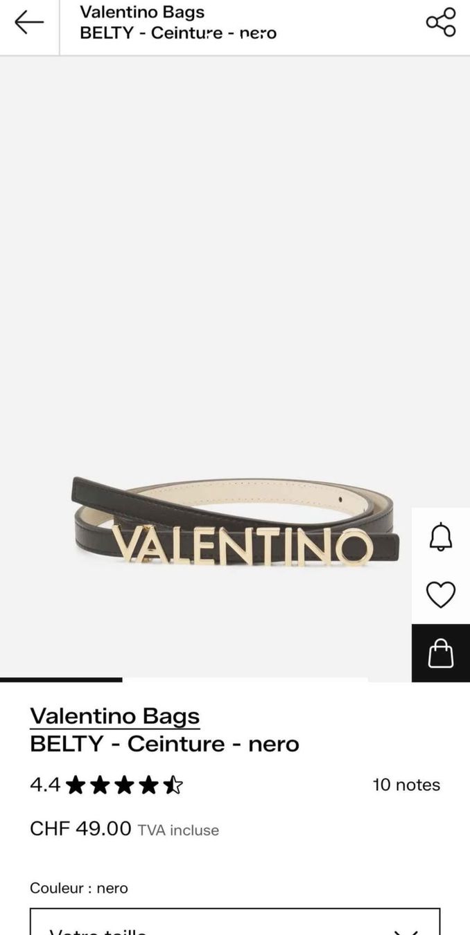 Valentino Cinture: ceinture Valentino – Nuovo (secondo la descrizione) da Pont de la morge venduto da tatianar96