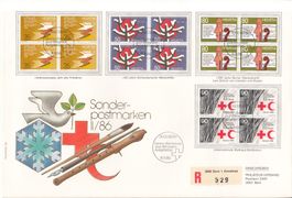 SBK 727 - 730 im 4er-Block FDC Grossbrief