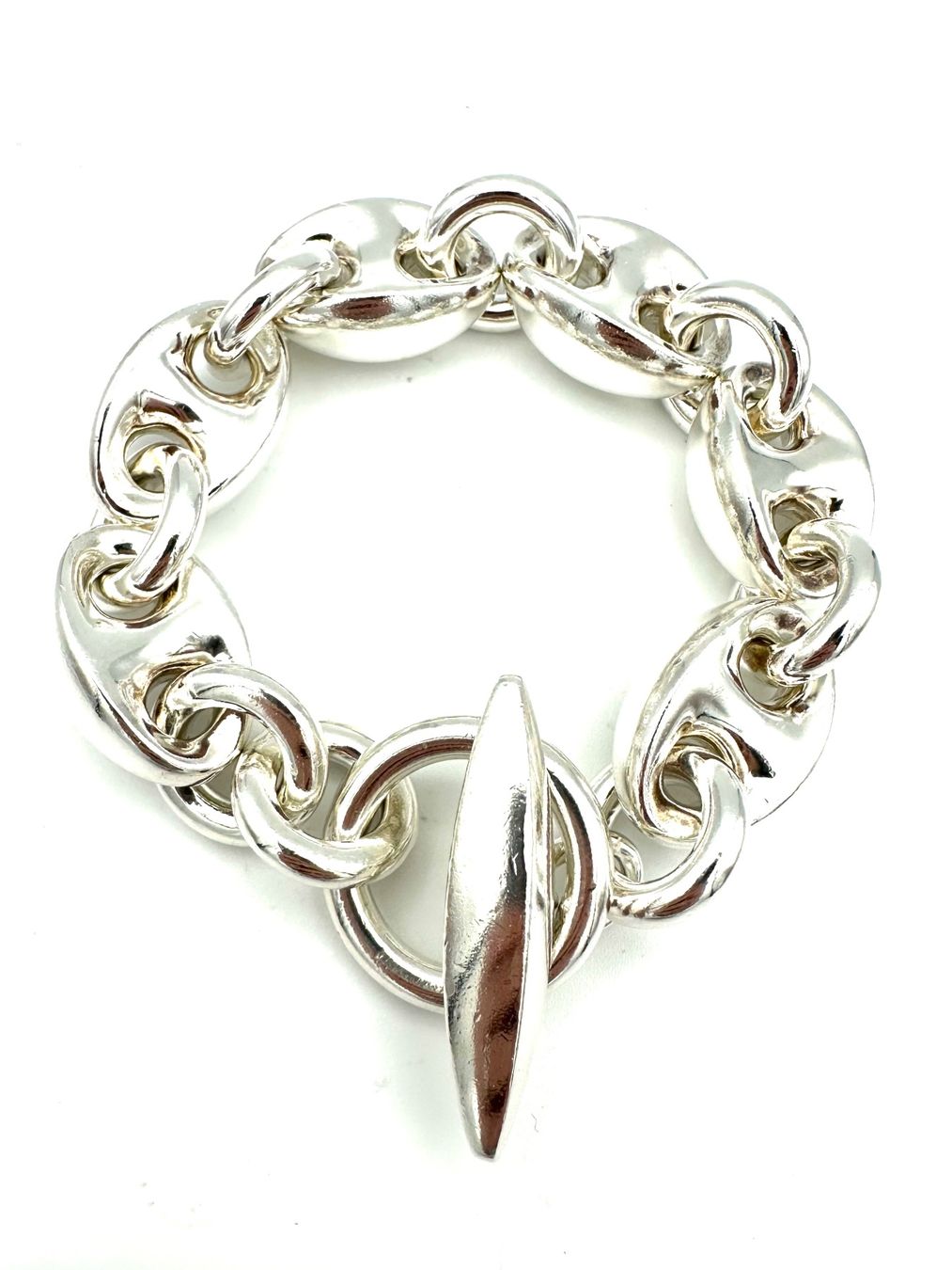 Hermès Bracciali & Braccialetti: HERMES. Collection "Neptune", rare bracelet argent 202g – Usato da Renens VD venduto da Diademe.sarl 1