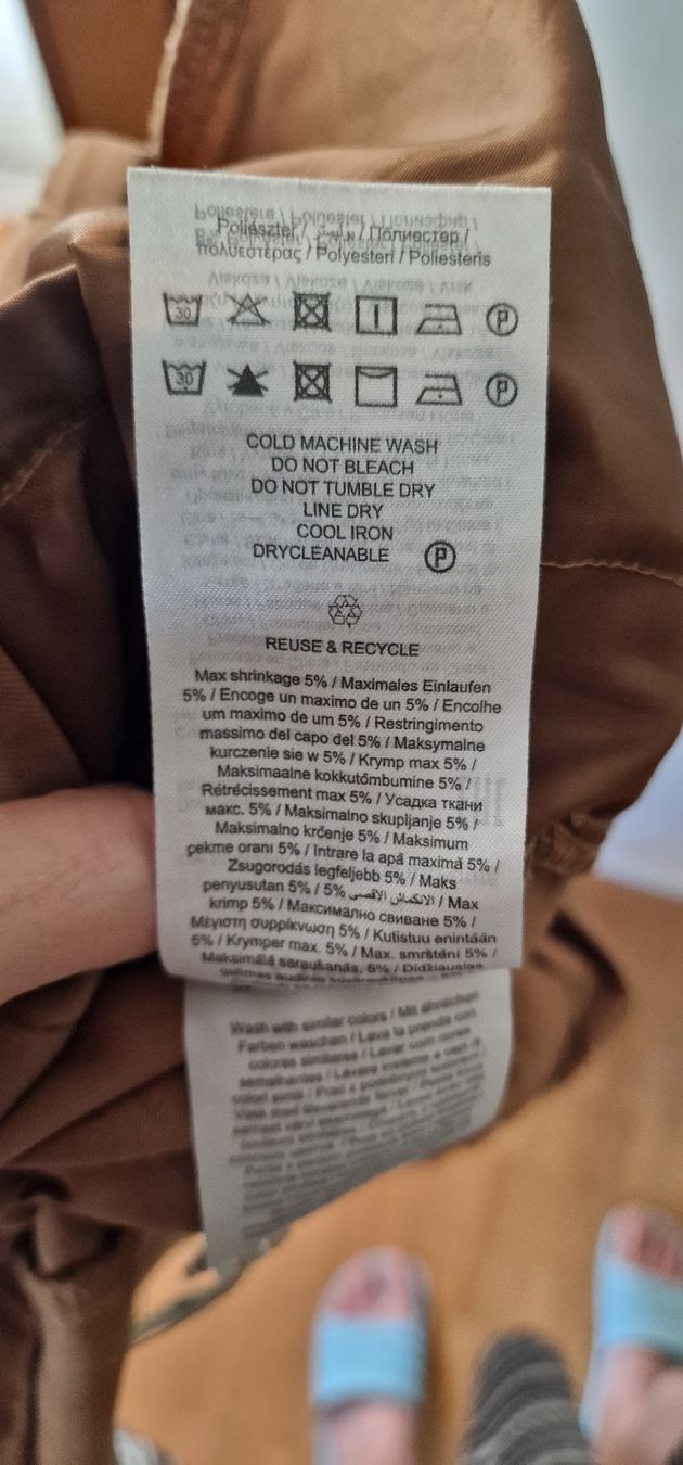 Only Pantaloni: ONLY Stoffhose Gr. 40 Paperbaghose beige Herbst – Usato da Romanshorn venduto da REALJessiB 6