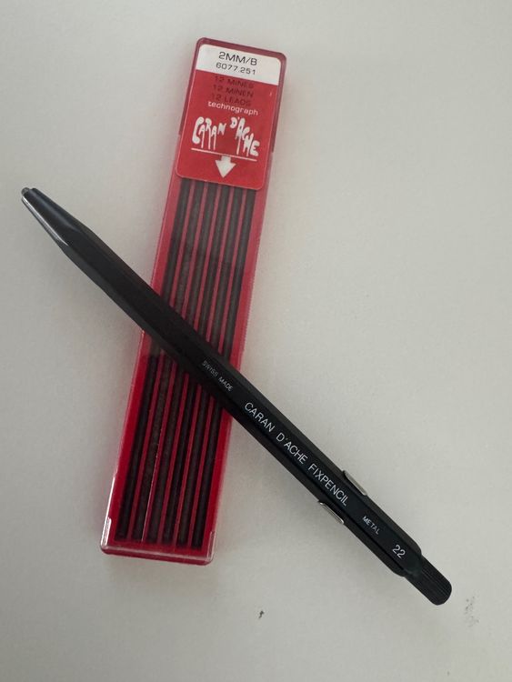 Caran D'Ache Matite, matite colorate & gessi: Caran d Ache Fixpencil Swiss Made 22 & original Ersatzminen – Nuovo (secondo la descrizione) da Gurmels venduto da topsommer 1