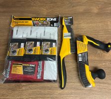 Workzone Handschleif-Set, Bürsten-Set, neu.
