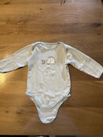 Baby Body Naturaline gestreift Grösse 74/80 blau weiss
