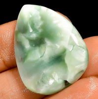 Cabochon L-7691 – Hemimorphit 29X22X5 mm 26,70 Karat defekt