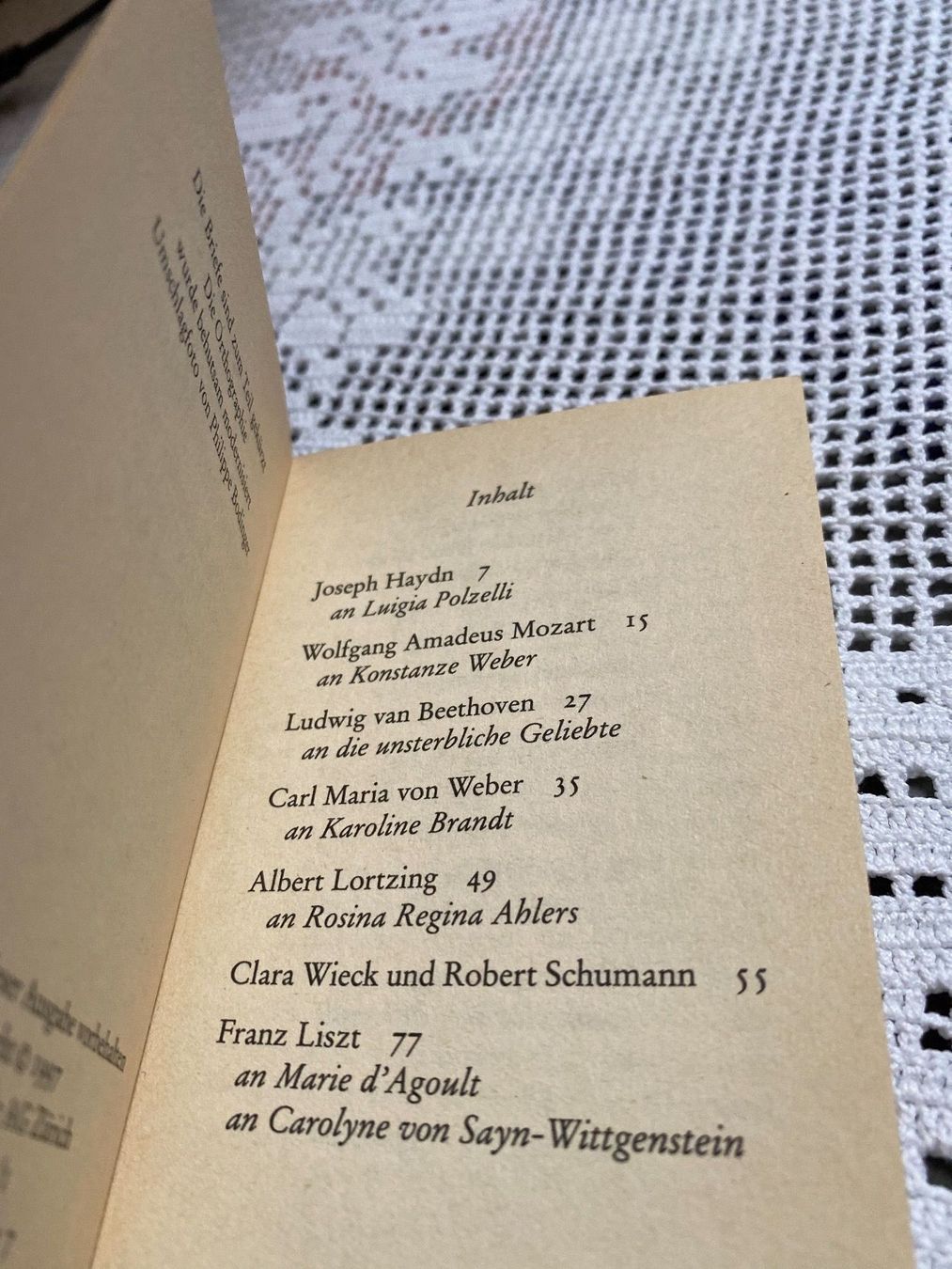 Bücher: Die schönsten Liebesbriefe d. Musiker – Gebraucht aus Balsthal von Uroby 2