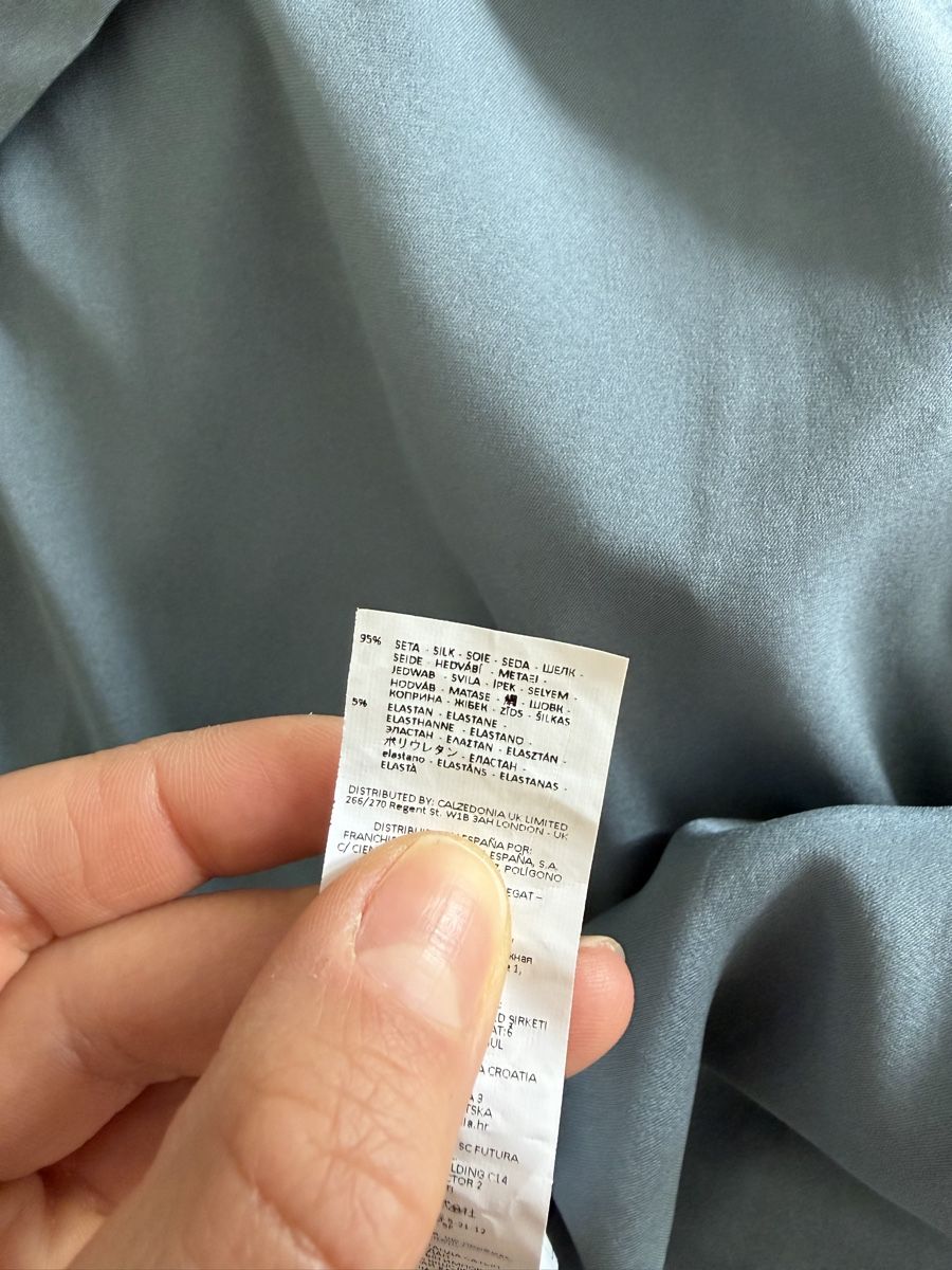 Camicette: Silk blue blouse shirt – Nuovo (secondo la descrizione) da Uster venduto da Monika_OB 5