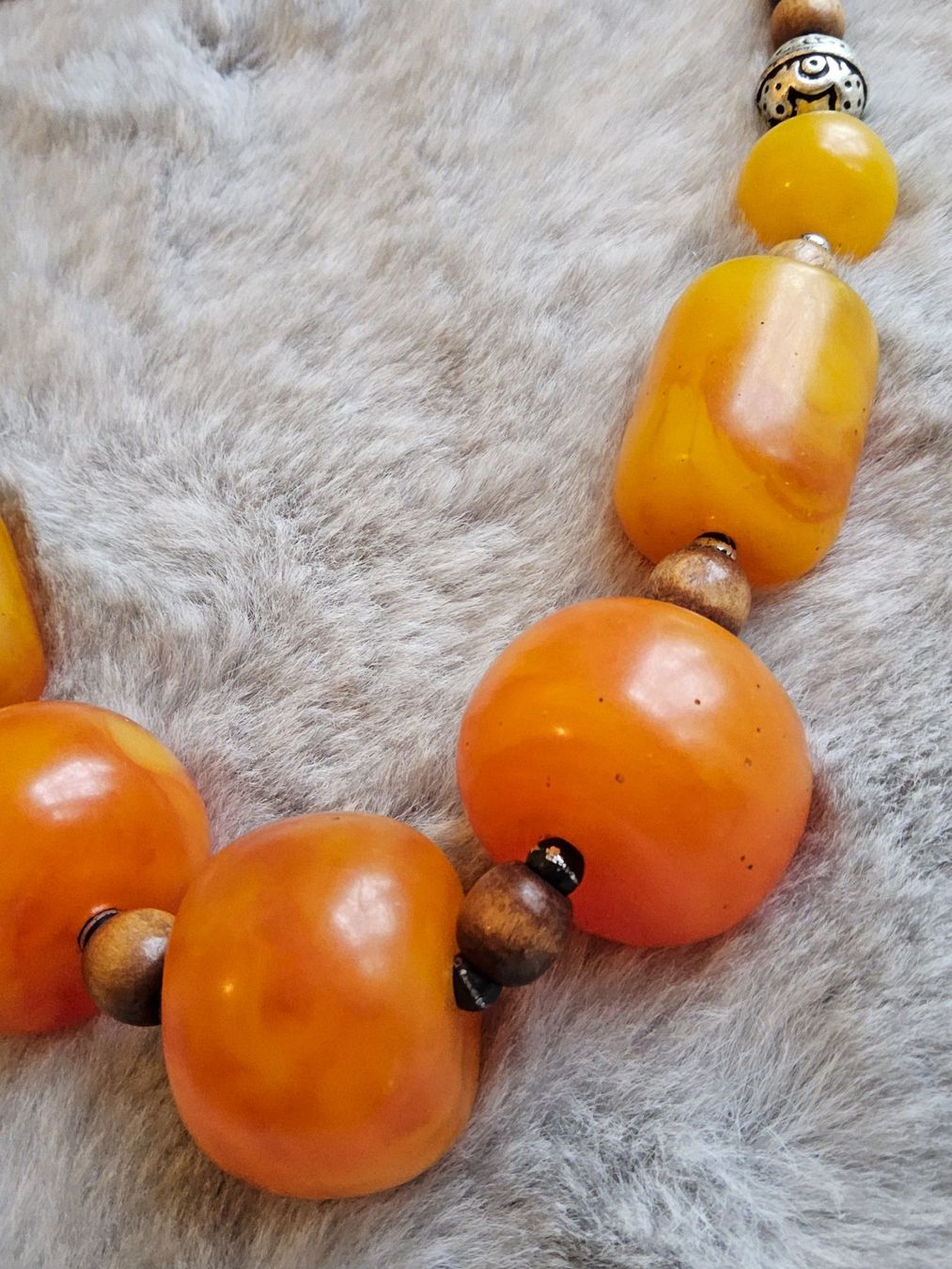 Catenine: Vintage wunderschöne Bernstein Halskette – Usato da Zürich venduto da SciTec 5