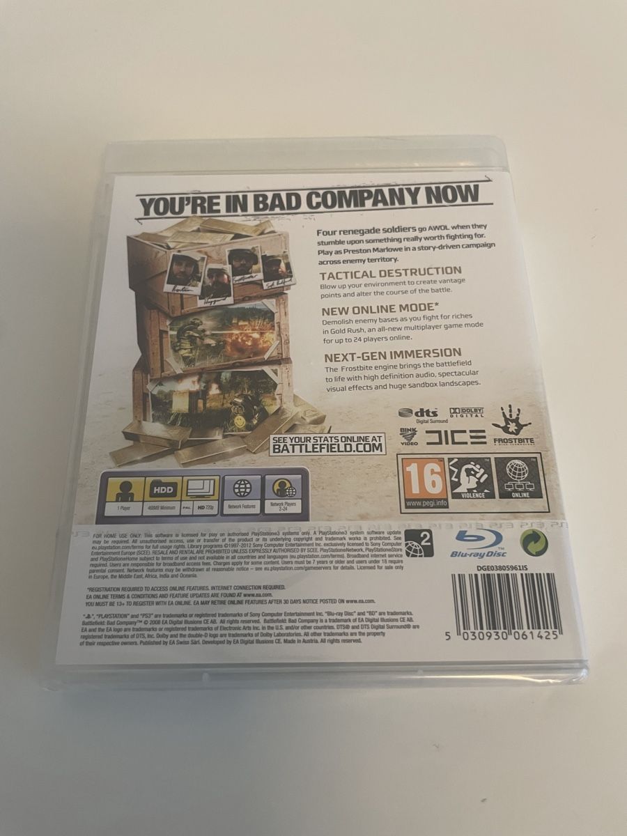 Spiele: Battlefield Bad Company PS3 - Sealed – Neu und originalverpackt aus Zürich von PixelTreasure 1