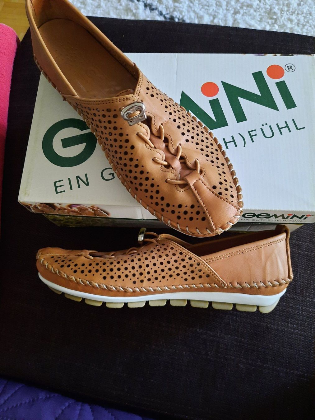 Scarpe da donna: Mokassin von Gemini, Leder, Gr.38, NEU! – Nuovo e nell'imballaggio originale da Allschwil venduto da saphira012 6