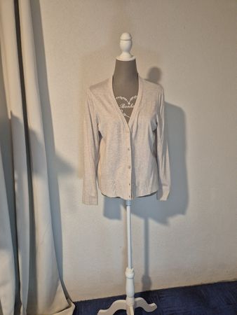 Damen Strickjacke C&A beige Viskose Grösse L