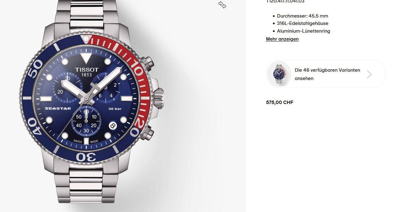 Tissot Orologi: Tissot Seastar – Nuovo (secondo la descrizione) da Forch venduto da Hgoldwing 7