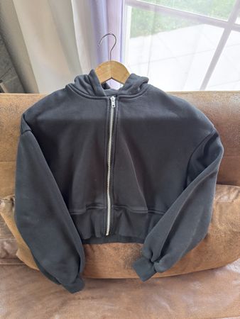 Urban Classics Veste à capuche zippée noire – Taille S