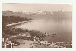 1923, Ouchy Lausanne, Le Quai et les Alpes Vaudoises