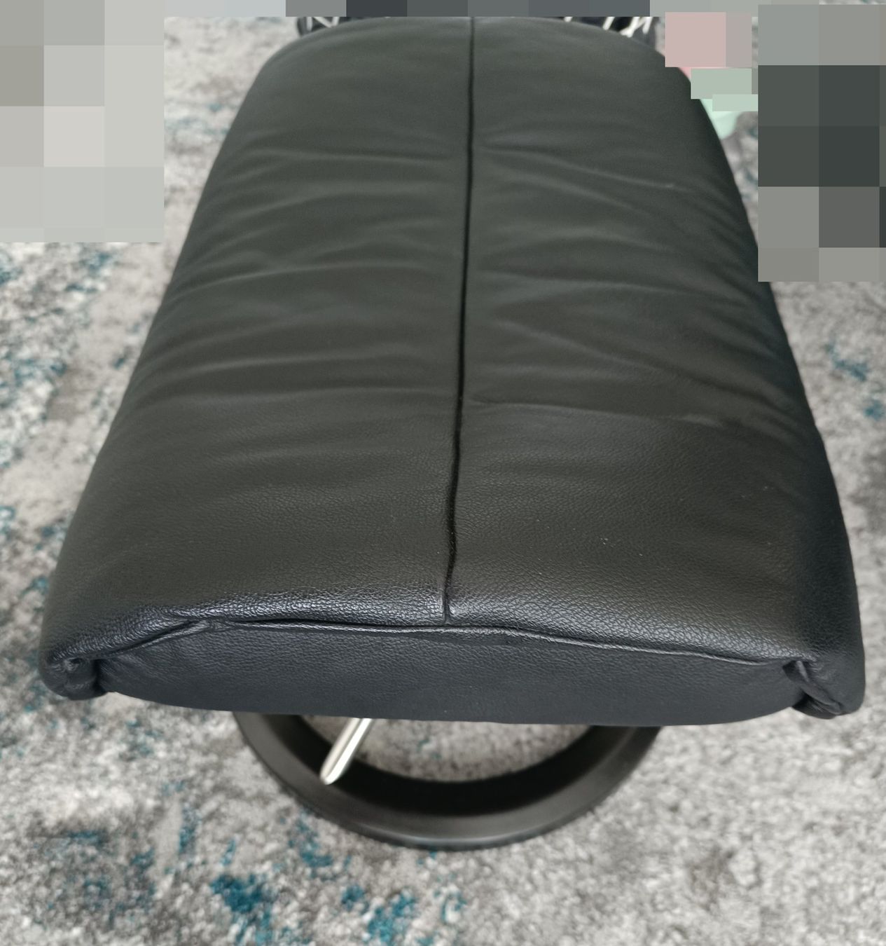 Stressless Fauteuils: Stressless Sessel mit Hocker, schwarzes Leder / Relaxsessel – D'occasion à Bülach par SunniMaro 9