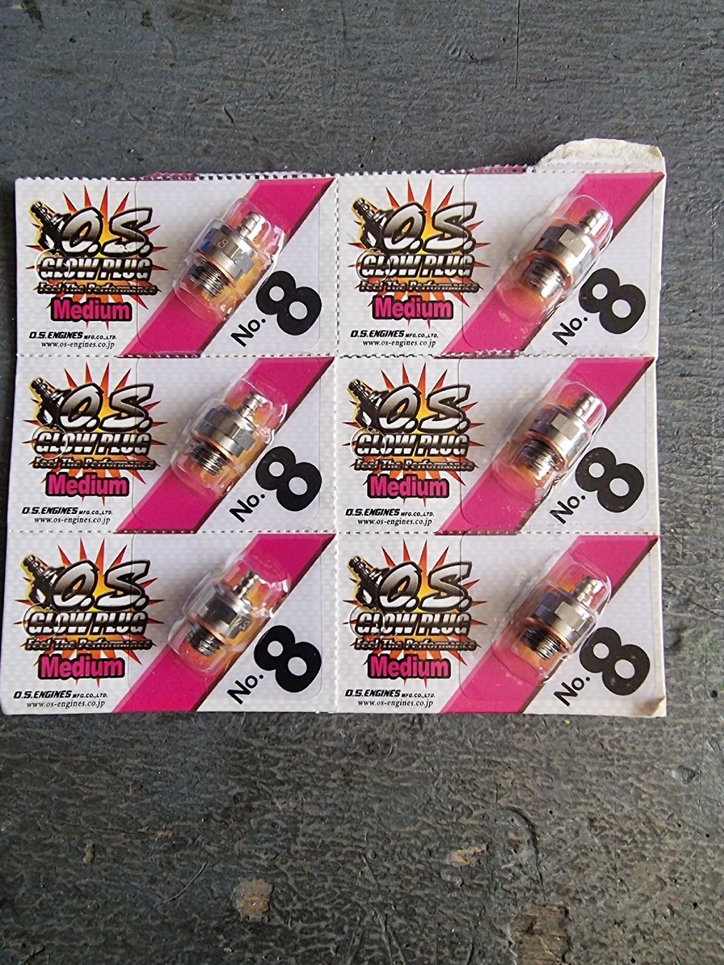 Modellismo RC: bougies os 8 medium 6x – Nuovo e nell'imballaggio originale da Enney venduto da poussincui
